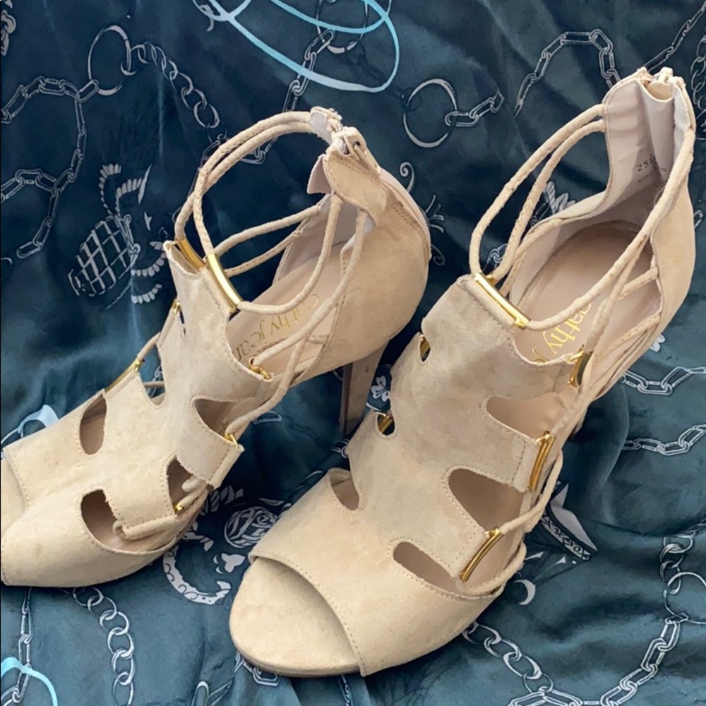 Strappy heels